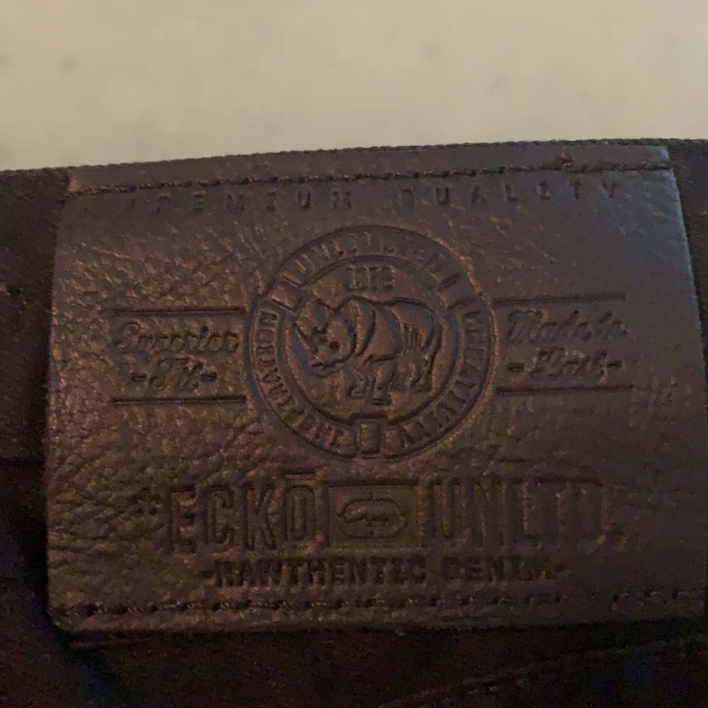 Ecko United black slim fit black jean